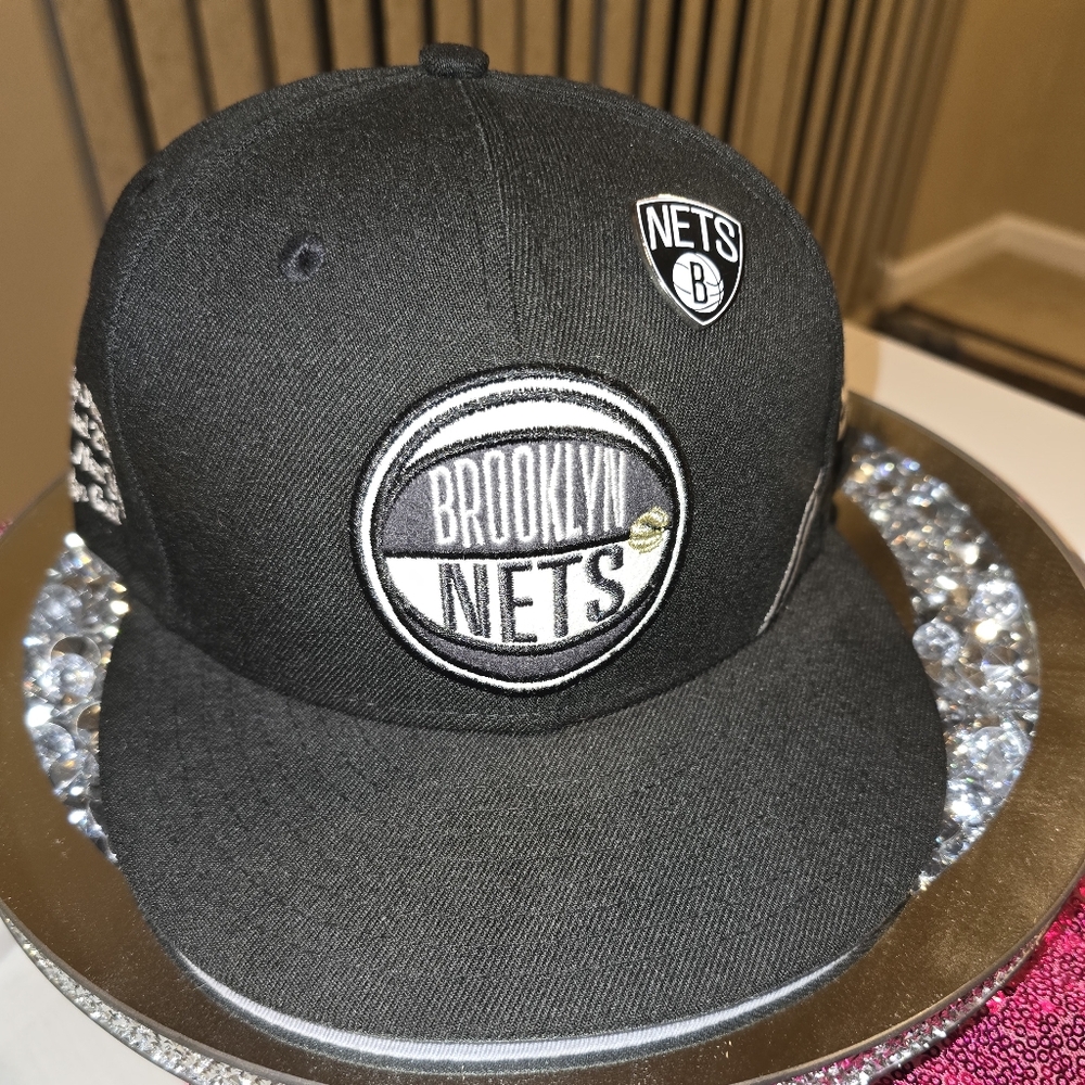 Brooklyn Nets Black Cap NBA issued